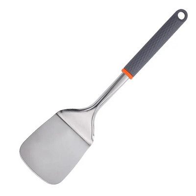 Nerūsējošā tērauda lāpstiņa karote skimmera caurduris lāpsta olu putotājs picas griešanas piederumu komplekts silikona gatavošanas rīki virtuves piederumu komplekts