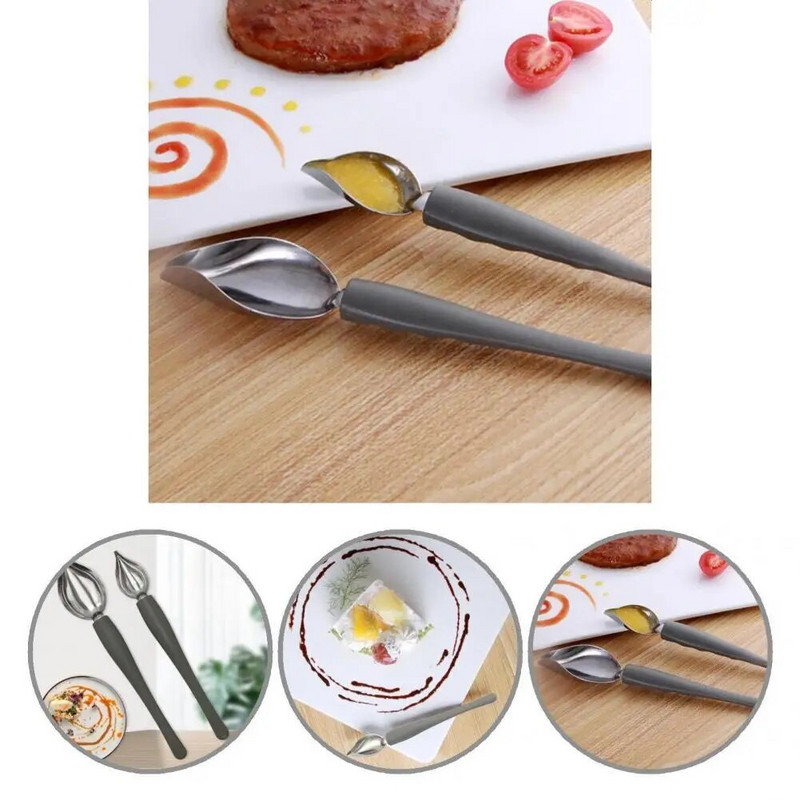 1 szett csokoládé merítőkanalak Tartós szakács művészceruza cukorka merítőeszközök Megbízható kulináris rajzkanalak