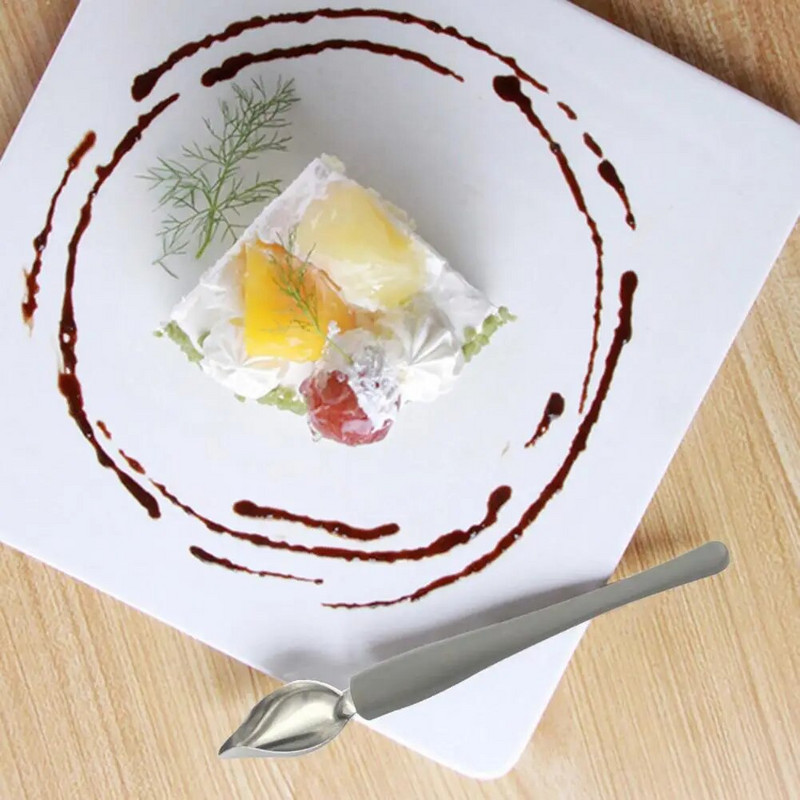 1 szett csokoládé merítőkanalak Tartós szakács művészceruza cukorka merítőeszközök Megbízható kulináris rajzkanalak