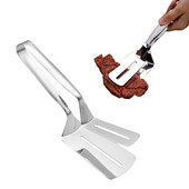 304 Nerūsējošā tērauda cepšanas lāpstas skava, doba skava zivju lāpstiņa, steika lāpstiņa bufetēm bāriem ballītēm virtuves rīks