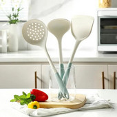 Σετ μαγειρικών σκευών Αντιολισθητικό μακρύ χερούλι Αντικολλητικά μαγειρικά σκεύη 3 τμχ Σετ μαγειρικής φτυάρι Σετ κουταλιού Προμήθειες κουζίνας