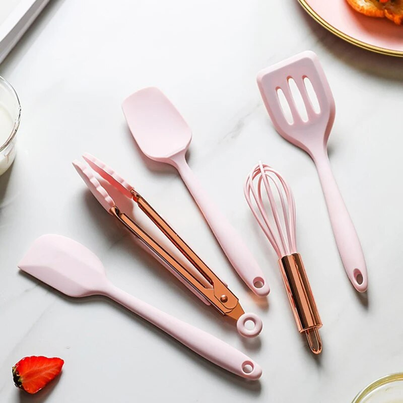 1vnt silikoninis vartytuvas sriubos šaukštas Mentele Šepetėlis grandiklis Makaronų serveris Kiaušinių plakiklis Virtuvės gaminimo įrankiai Virtuvės reikmenys