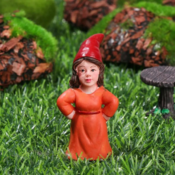 Палава миниатюрна фигурка на джудже, яздещо прасе, гном, женска статуя на гоблин, фея, градински декорации, микро пейзаж, занаятчийски подарък