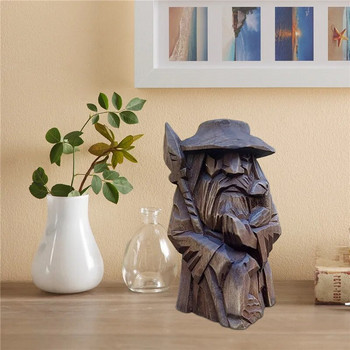 Odin Thor Tyr Ulfhednar Norse Pagan Resin Viking Statue Gift Nordic Pagan Resin Ornaments Art Home Outdoor Garden Decoration