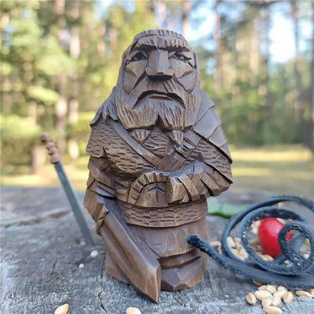 Odin Thor Tyr Ulfhednar Norse Pagan Resin Viking Statue Gift Nordic Pagan Resin Ornaments Art Home Outdoor Garden Decoration