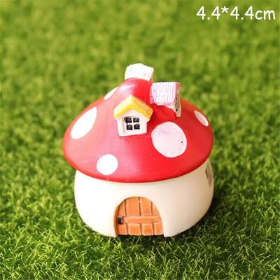 Vaigu mini seenemaja Miniatuursed aiatarvikud Värviline mikromaastik Haldjaaed Miniatuurid Kaunistused Käsitöö