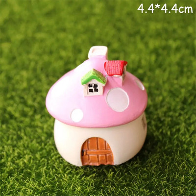 Vaigu mini seenemaja Miniatuursed aiatarvikud Värviline mikromaastik Haldjaaed Miniatuurid Kaunistused Käsitöö