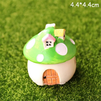 Vaigu mini seenemaja Miniatuursed aiatarvikud Värviline mikromaastik Haldjaaed Miniatuurid Kaunistused Käsitöö