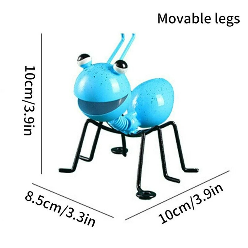 DIY fém hangya terasz kézműves udvar kültéri függő lakberendezési díszek tündérkert nappali fali művészeti szobrok