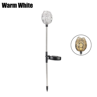 Dekoratiivsed värvilised vasktraadist murulambid valgustid RGB LED päikesevalgustid IP65 veekindel rada kõnnitee siseõu väliaed