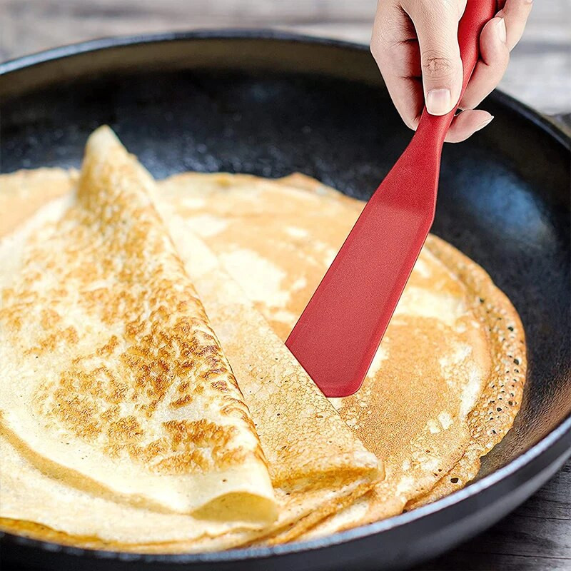 2 τμχ Σετ σκευών σιλικόνης Mini Brownie Σετ σπάτουλας σερβιρίσματος Ευέλικτο αντικολλητικό σερβιρίσματος Turner με τρύπες για μπισκότα σπάτουλα ψησίματος