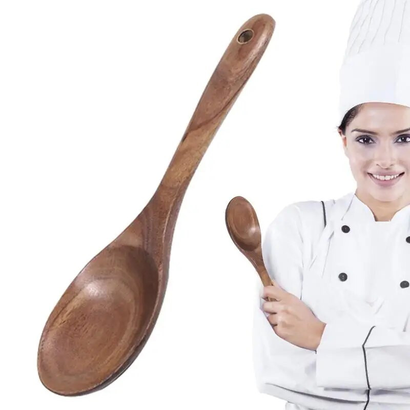 Fa edények konyhai főzéshez Fa spatula hőálló lapát főzőkanál Natúr konyhalapát sütéshez