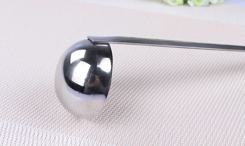 30-120 ML Pearl aprīkojuma āķis metāla karote pulveris nerūsējošā tērauda mērkarote