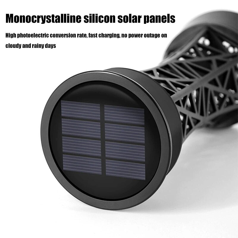 LED āra saules gaisma, ūdensnecaurlaidīga ainavas prožektori, dārza gaismas, bezvadu āra gaismas ar saules enerģiju