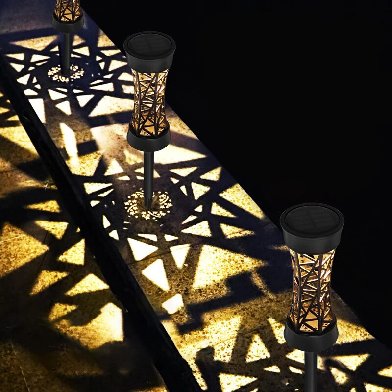 LED āra saules gaisma, ūdensnecaurlaidīga ainavas prožektori, dārza gaismas, bezvadu āra gaismas ar saules enerģiju