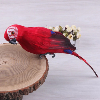 Χειροποίητο φτερό από αφρό τεχνητό παπαγάλο μοντέλο απομίμησης πουλιού Φιγούρα Αφρός πουλιά Παπαγάλος Στολίδι Στήριγμα κήπου σπιτιού