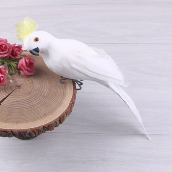 Χειροποίητο φτερό από αφρό τεχνητό παπαγάλο μοντέλο απομίμησης πουλιού Φιγούρα Αφρός πουλιά Παπαγάλος Στολίδι Στήριγμα κήπου σπιτιού