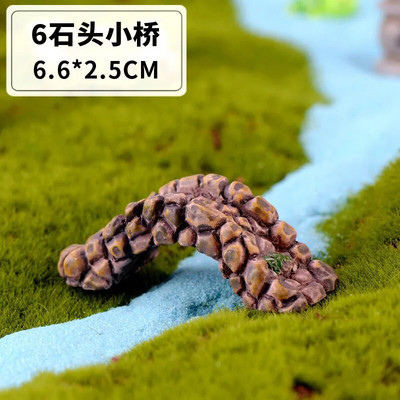 Ķīniešu antīka mini māja Retro ēka Mikro pasaku dārza figūriņas Miniatūras/terārijs vintage mājas dekori, rotājumi, paši izveidojiet