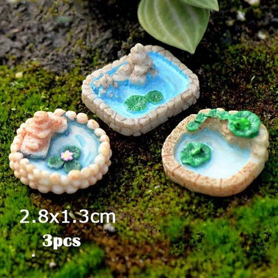 Ķīniešu antīka mini māja Retro ēka Mikro pasaku dārza figūriņas Miniatūras/terārijs vintage mājas dekori, rotājumi, paši izveidojiet