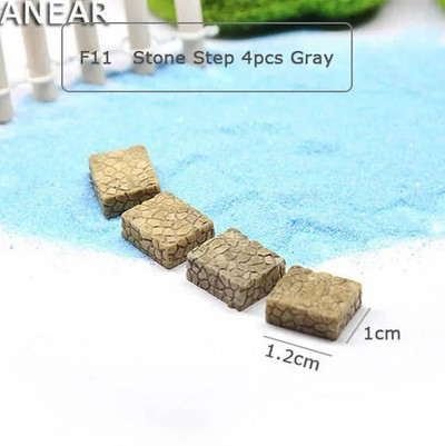 Ķīniešu antīka mini māja Retro ēka Mikro pasaku dārza figūriņas Miniatūras/terārijs vintage mājas dekori, rotājumi, paši izveidojiet