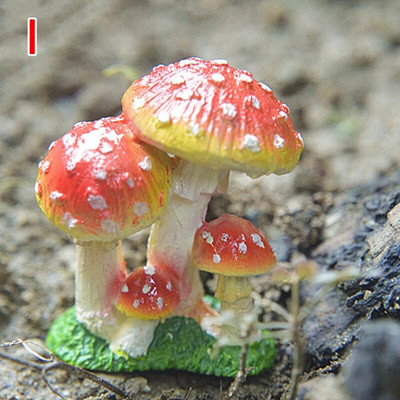 Mini dervos grybų fėja Miniatiūrinė terariumo figūrėlės Lėlių namelis „Pasidaryk pats“ amatai Sodo kraštovaizdžio ornamento puošmena Dovana