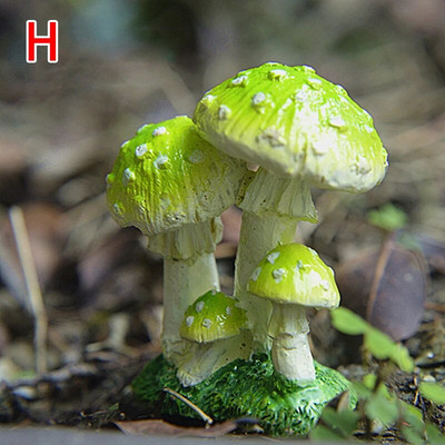 Mini dervos grybų fėja Miniatiūrinė terariumo figūrėlės Lėlių namelis „Pasidaryk pats“ amatai Sodo kraštovaizdžio ornamento puošmena Dovana