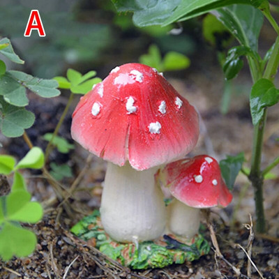 Mini dervos grybų fėja Miniatiūrinė terariumo figūrėlės Lėlių namelis „Pasidaryk pats“ amatai Sodo kraštovaizdžio ornamento puošmena Dovana