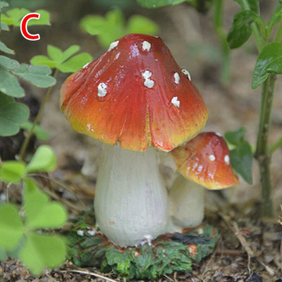 Mini dervos grybų fėja Miniatiūrinė terariumo figūrėlės Lėlių namelis „Pasidaryk pats“ amatai Sodo kraštovaizdžio ornamento puošmena Dovana