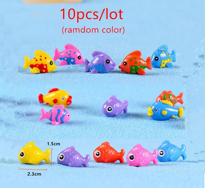 Mini dofīnu figūriņas Gaismas okeāns jūras dzīvnieks haizivs mirdzošs zivis miniatūras figūriņas DIY mikro dārza ainavu rotājumi