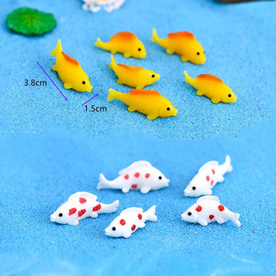 Mini dofīnu figūriņas Gaismas okeāns jūras dzīvnieks haizivs mirdzošs zivis miniatūras figūriņas DIY mikro dārza ainavu rotājumi