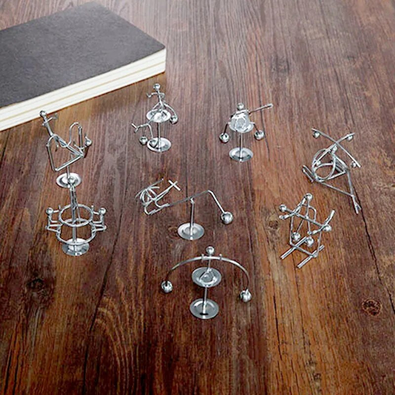 Līdzsvara bumba Ņūtona svārsta bumba vīriešiem Dzelzs vīra šūpulis Radošs līdzsvars Amatniecība Tumbler Bērnu Galda rotaļlieta Metāla Mājas Dekorācijas Aksesuārs