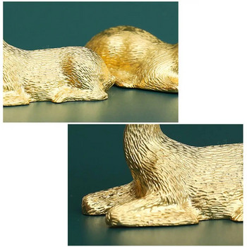 1 чифт статуя на елен от лос реколта скандинавски орнамент художествена фигурка желязо златен занаятчийски фото реквизит декорация на домашна маса