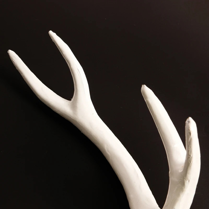 Simulācija Plastmasas Brieža ragi Dekors Cosplay Melnais brieža ragi Mākslīgā brieža raga galvas saite DIY aksesuāri Helovīna rekvizīti