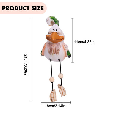 Sveķu saimniecība Ornaments Vistas Smieklīgs pagalma cālis Māksla Skulptūras Amatniecība Dāvana svētkos Atkārtoti lietojams mājas dārza dekors