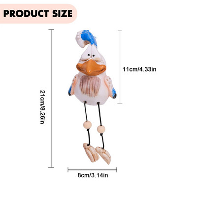 Sveķu saimniecība Ornaments Vistas Smieklīgs pagalma cālis Māksla Skulptūras Amatniecība Dāvana svētkos Atkārtoti lietojams mājas dārza dekors