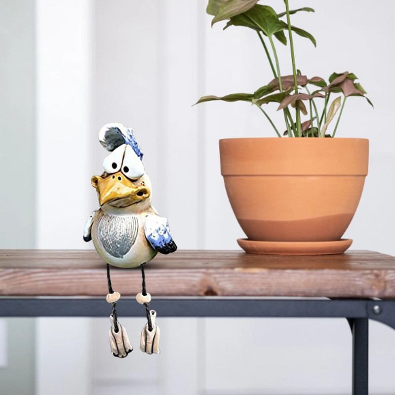 Sveķu saimniecība Ornaments Vistas Smieklīgs pagalma cālis Māksla Skulptūras Amatniecība Dāvana svētkos Atkārtoti lietojams mājas dārza dekors