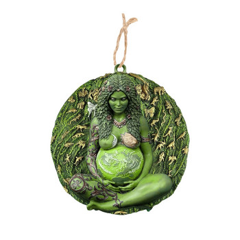 Mother Earth Statue Gaia Statue Mother Earth Nature Resin Figurine Στολή για Witchy Δωμάτιο Spiritual Room Decor altar