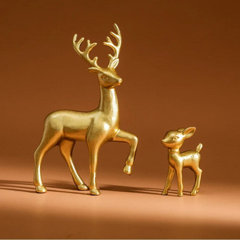 Διακόσμηση δωματίου Mother Deer and Fawn Χαριτωμένα διακοσμητικά δωματίων Γλυπτά Ειδώλια Kawaii Μινιατούρες Γλυπτά ελαφιών Φιγούρες διακόσμησης σπιτιού
