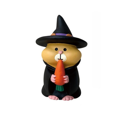 2024. gada Helovīna ķirbis, japāņu kaķis, miniatūra ainas rekvizīti Modes rotaļas radoša dāvana ZAKKA sveķu mazs dekors