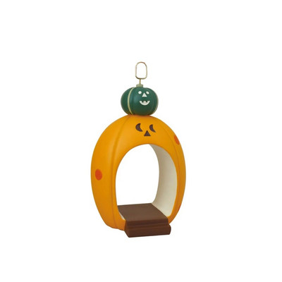 2024. gada Helovīna ķirbis, japāņu kaķis, miniatūra ainas rekvizīti Modes rotaļas radoša dāvana ZAKKA sveķu mazs dekors