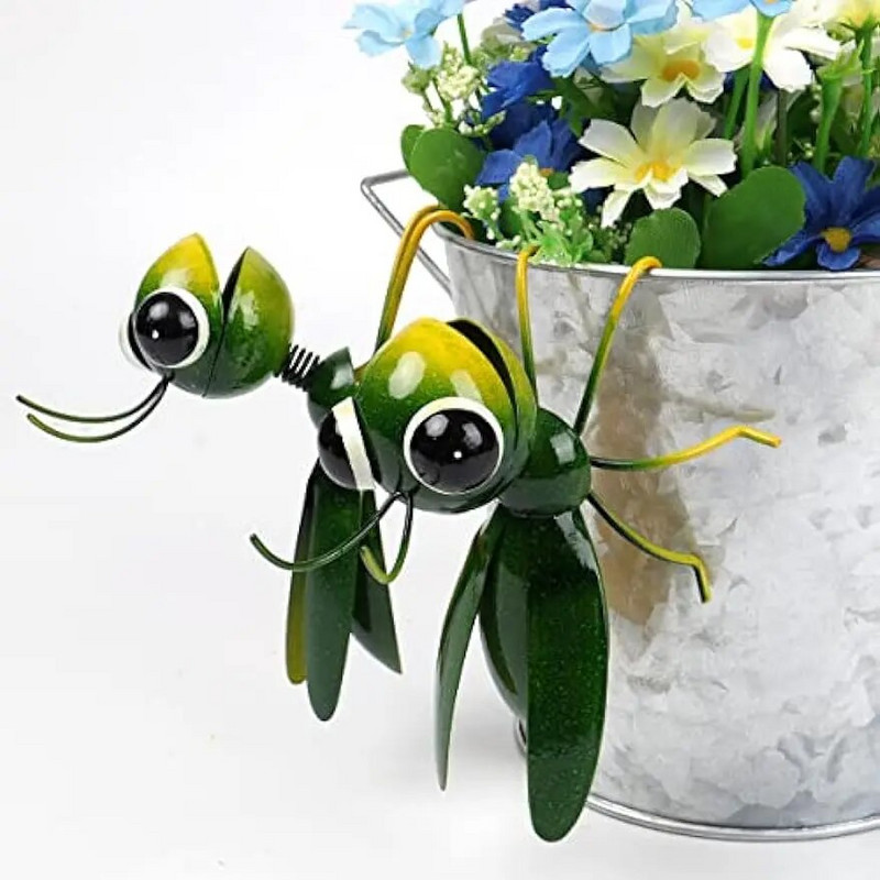 Cruis Cuka metāla pagalma mākslas dārza dekors jauks sienāza zāliena ornaments ​karājas sienas skulptūra — 2 komplekts