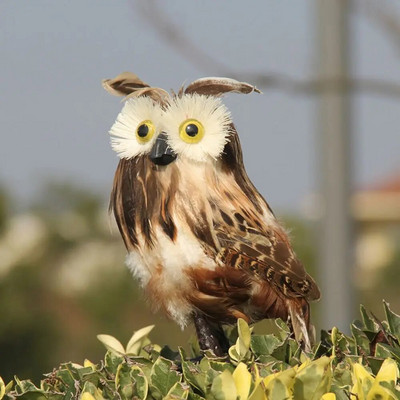 Mākslīgie dzīvnieki mājas dekori Dārza rotājumi Ainavu dekorēšana Pagalma apdare Piegādes putas Vivid Pūces modelis