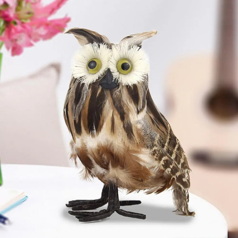 Mākslīgie dzīvnieki mājas dekori Dārza rotājumi Ainavu dekorēšana Pagalma apdare Piegādes putas Vivid Pūces modelis