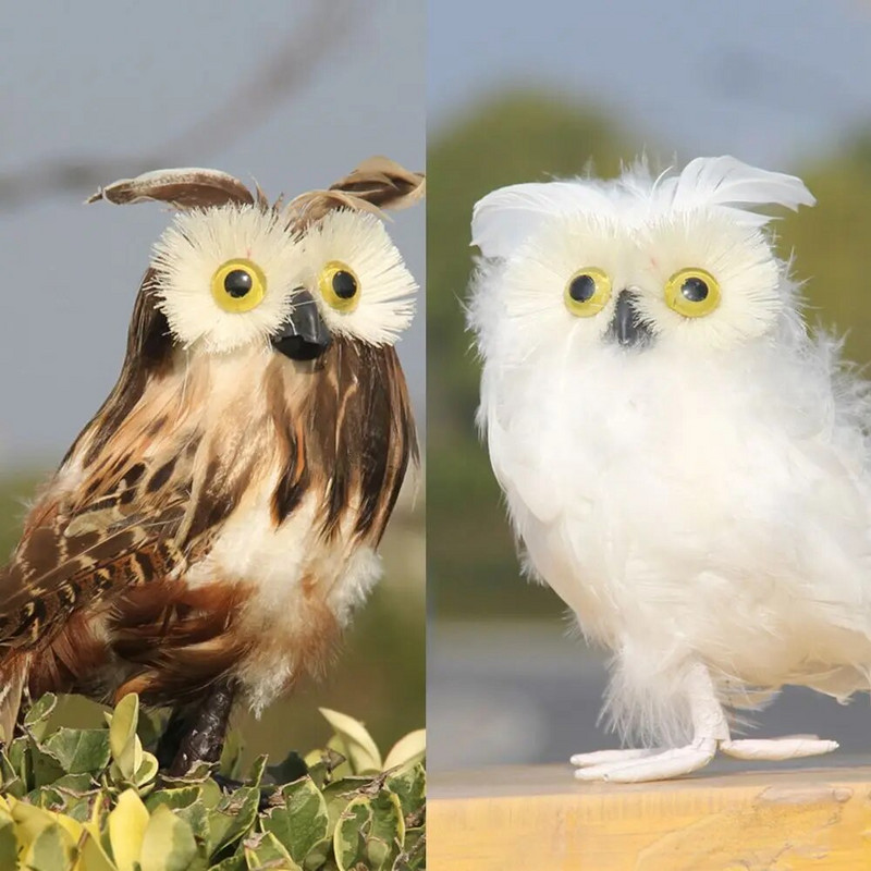 Mākslīgie dzīvnieki mājas dekori Dārza rotājumi Ainavu dekorēšana Pagalma apdare Piegādes putas Vivid Pūces modelis