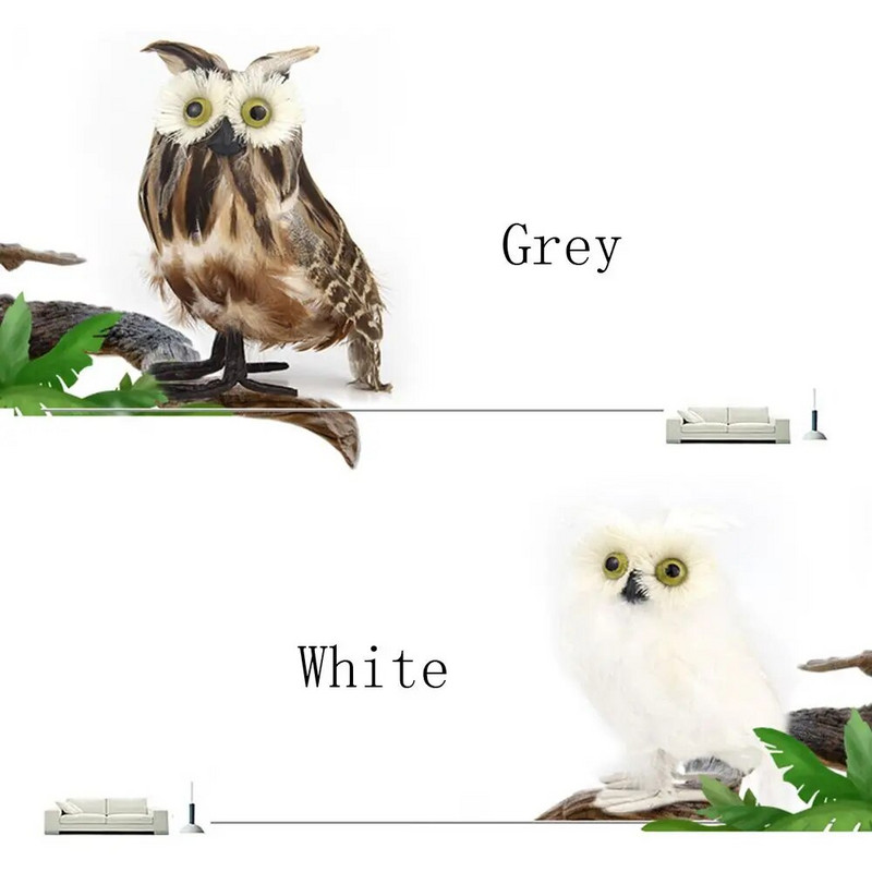 Mākslīgie dzīvnieki mājas dekori Dārza rotājumi Ainavu dekorēšana Pagalma apdare Piegādes putas Vivid Pūces modelis