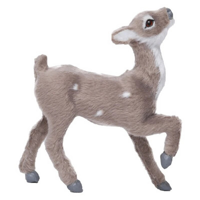 Simulācija Ziemassvētku ziemeļbrieža figūriņa Ziemassvētku aļņa brieža lelles Jaungada mājas dekorēšanai