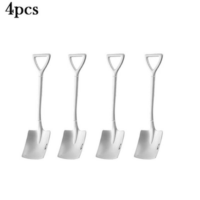 1/4/8/Pcs Κουτάλια φτυαριού από ανοξείδωτο ατσάλι Κουταλάκια δημιουργικού καφέ για επιδόρπιο παγωτού Σετ μαχαιροπήρουνων επιτραπέζιων σκευών