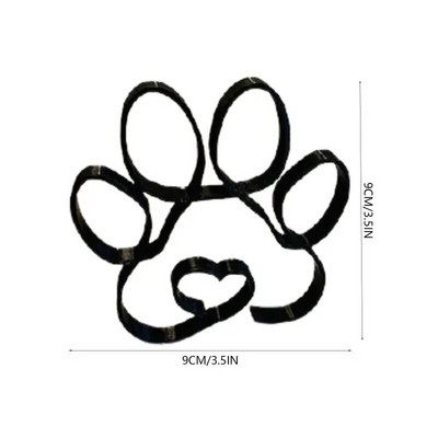 Mini nemokamas prekių pristatymas Metalinė statula Abstrakti šuns skulptūra Gyvūnų kolekcija Dekoracijos Dovanos Šiuolaikiniai namų biuro priedai