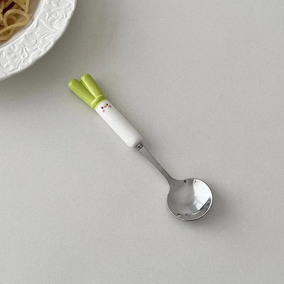 Crtani luk Žlica Vilica Štapići Setovi Pribor za jelo Prijenosno posuđe za ručak Putno posuđe za jelo od nehrđajućeg čelika Kuhinjski pribor