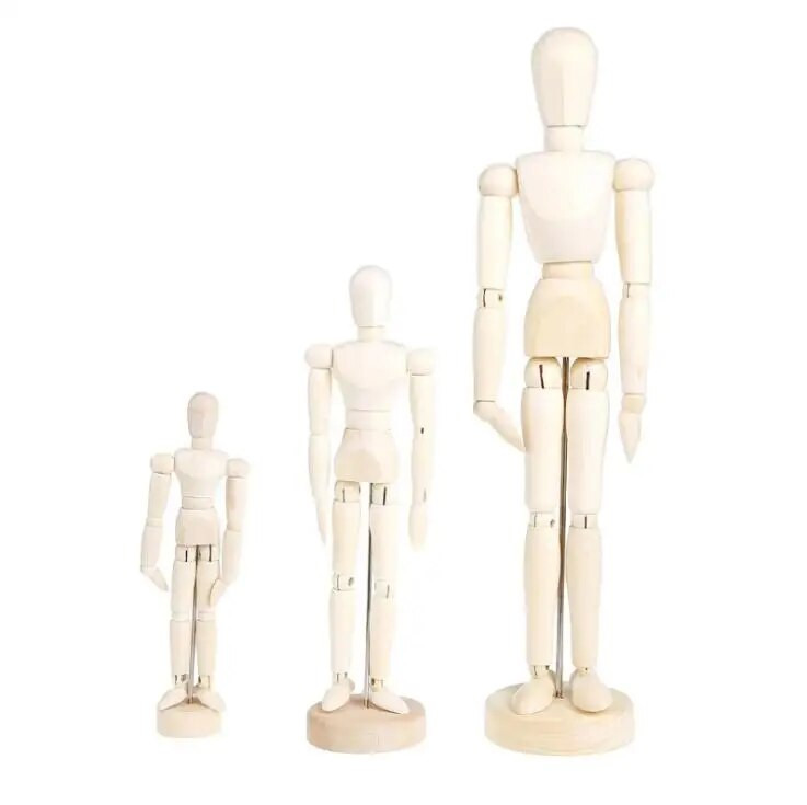 ΝΕΑ κινητά άκρα καλλιτέχνη Ξύλινη φιγούρα ανδρικού παιχνιδιού Μοντέλο μανεκέν Καλλιτεχνικό σκίτσο Σχέδιο φιγούρες παιχνιδιού δράσης